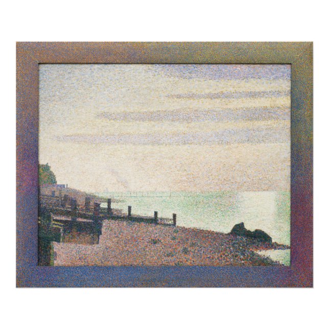 Foto Honfleur nocturno de Georges Seurat (Frente)