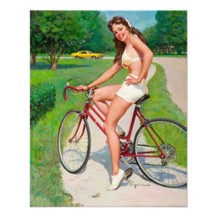 Foto Hora de un Paseo - Chica Retro Pin-up