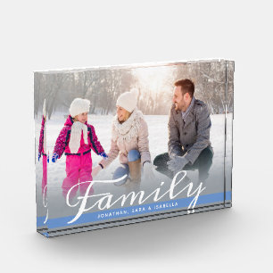 Foto horizontal de superposición de familia