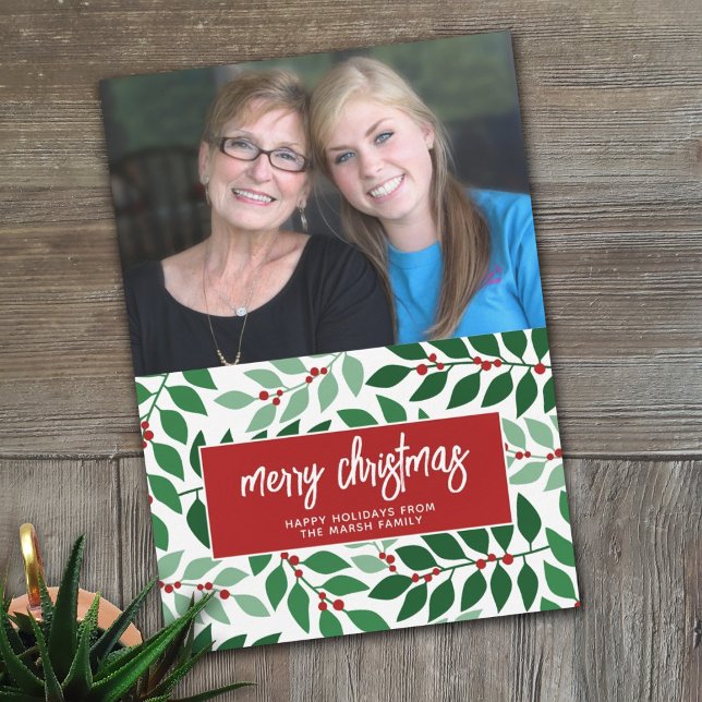 Foto horizontal - Feliz Navidad Rojo Botánico (Subido por el creador)