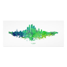 Foto Horizonte de la ciudad de Los Ángeles - Verde lima