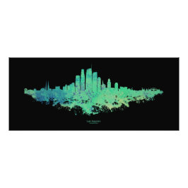 Foto Horizonte de la ciudad de Los Ángeles - Verde ment