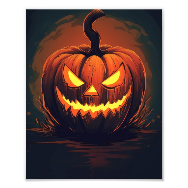 Foto Horror Calabaza Halloween (Frente)