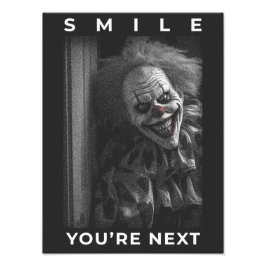 Foto Horror clown smiling creepy