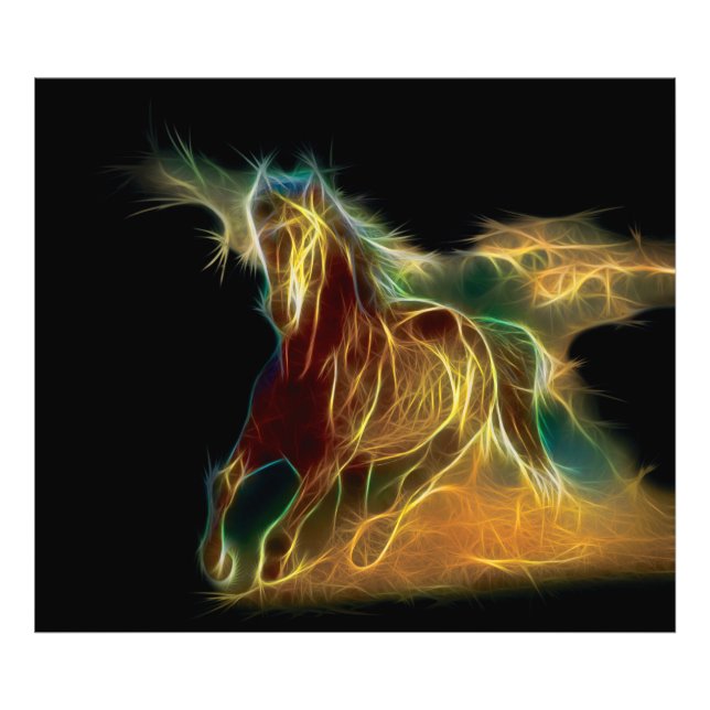 Foto Horse Fractal (Frente)