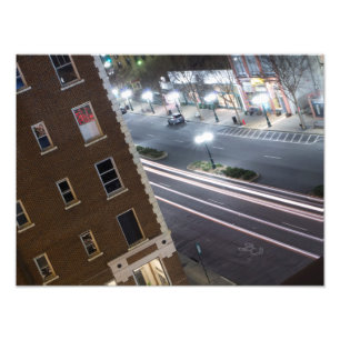 Foto Hot Springs, Arkansas de noche.