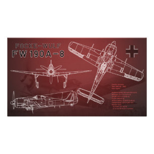 Foto Huella azul Focke-Wulf Fw 190