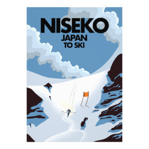 Foto Huella de esquí de Niseko Japón