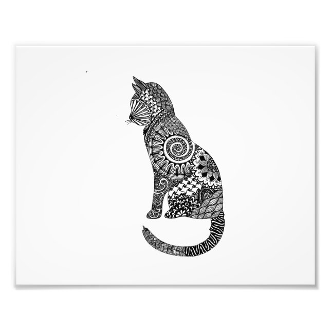 Foto huella de gato (Frente)