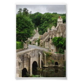 Foto Huella fotográfica de Costwolds town Castle Combe