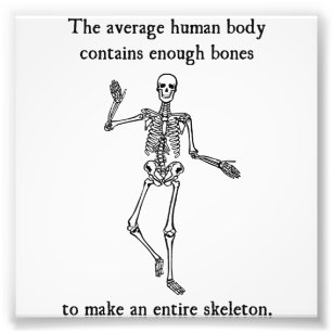 Foto Huesos esqueléticos en el cuerpo humano medio