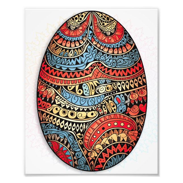 Foto Huevo de Pascua de Mandala (Frente)