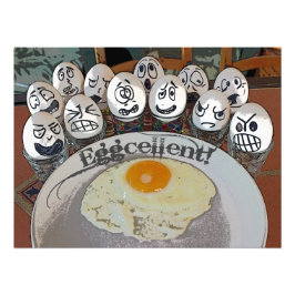 Foto Huevo Super Divertido - ¡Póster Eggcelente!