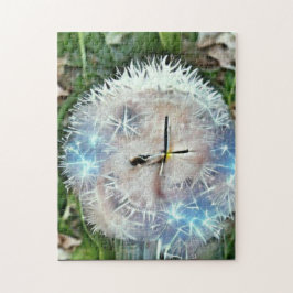 Foto humilde de rompecabezas de reloj de diente de