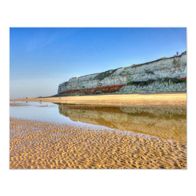 Foto Hunstanton Cliffs Reflected at Low Tide, Norfolk (Frente)