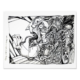 Foto Huyendo de terror de una habitación vacía...