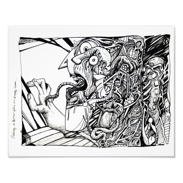 Foto Huyendo de terror de una habitación vacía... (Frente)