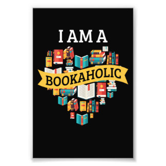 Foto I Am A Bookaholic Reading Book Literature