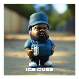 Foto ICE CUBE Retrato Fun Art