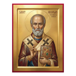 Foto icono ortodoxo de San Nicolás