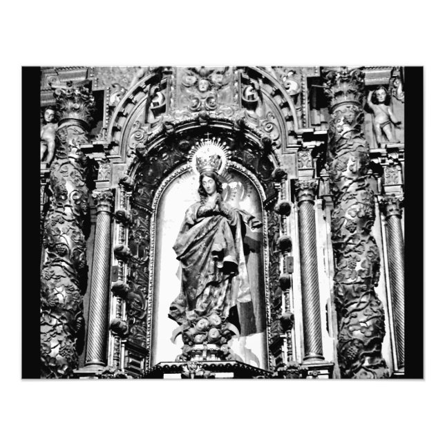 Foto Iconografía Sevilla Negro + Blanco (Frente)