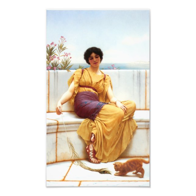 Foto Idleness de John William Godward (Frente)