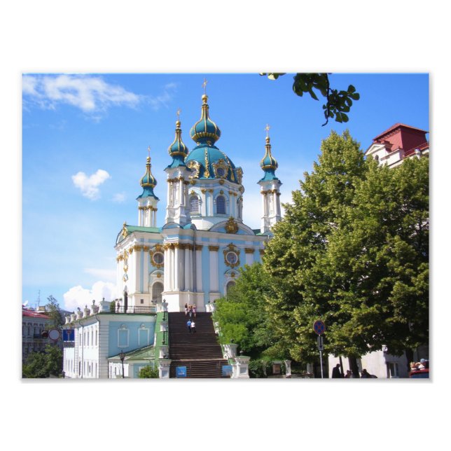 Foto Iglesia de San Andrés, Kiev Ucrania (Frente)