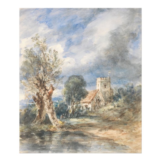 Foto Iglesia de Stoke Poges (1834) John Constable (Frente)