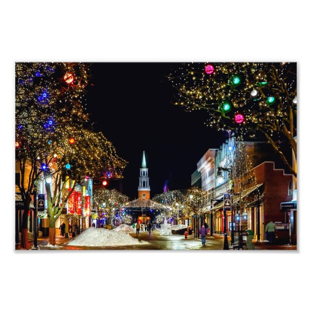 Foto Iglesia decorada para Navidades (Frente)