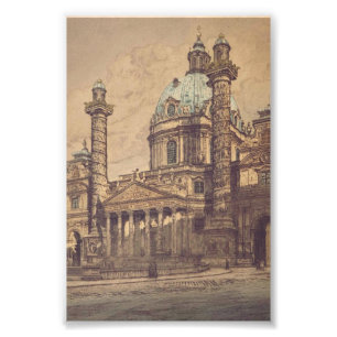 Foto Iglesia Karlskirche en Viena, Austria