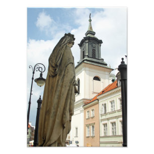 Foto Iglesia y estatua de Varsovia, Polonia