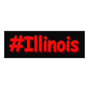 Foto "#Illinois " Diseño bonito. ¡Hazte con una en Zazz