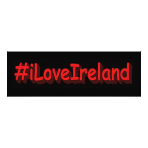 Foto "iLoveIrelands" Diseño bonito. Comprar ahora
