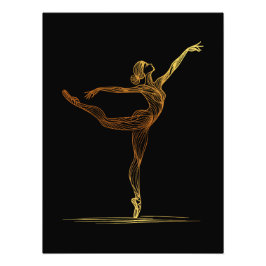 Foto Ilustracion artístico de una bailarina de ballet