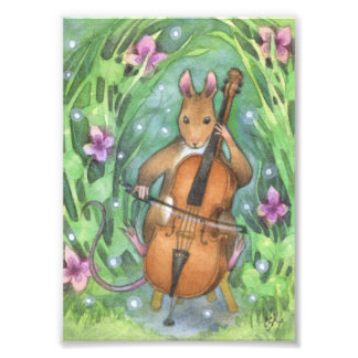 Foto Ilustracion Cello de la orquesta musical del ratón