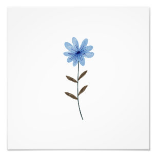 Foto Ilustración de Arte Floral Elegante Acuarela Flor