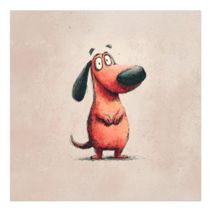 Foto Ilustración de boceto de perro de dibujos animados