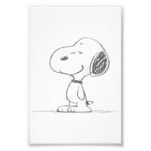 Foto Ilustración de boceto minimalista de perro Beagle