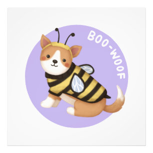 Foto Ilustracion de Halloween: Boo-Woof (Corgi galés)