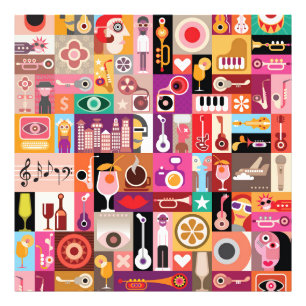 Foto Ilustracion de las tendencias musicales