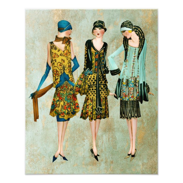 Foto Ilustracion de moda de los años 30 (Frente)