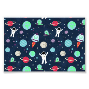 Foto Ilustración de patrón espacial