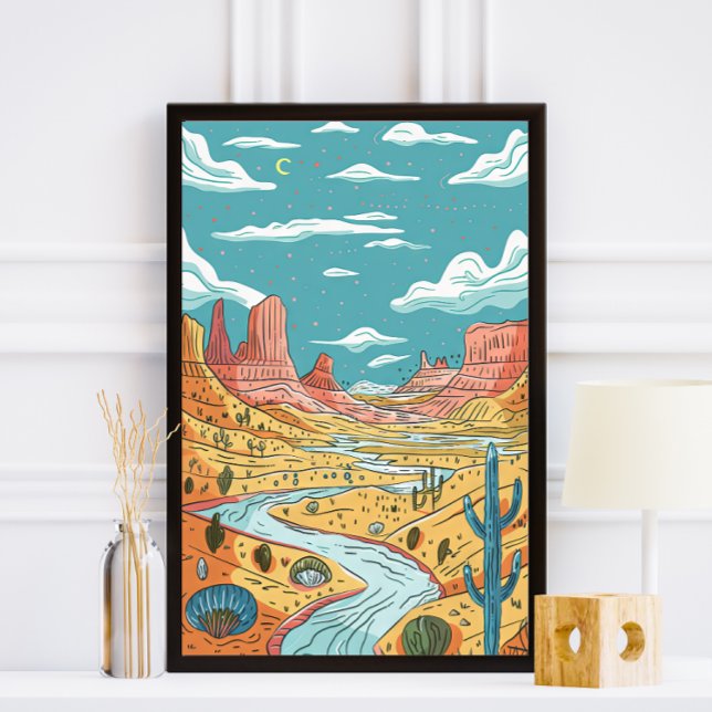 Foto Ilustracion del cañón del desierto de Storybook (Subido por el creador)