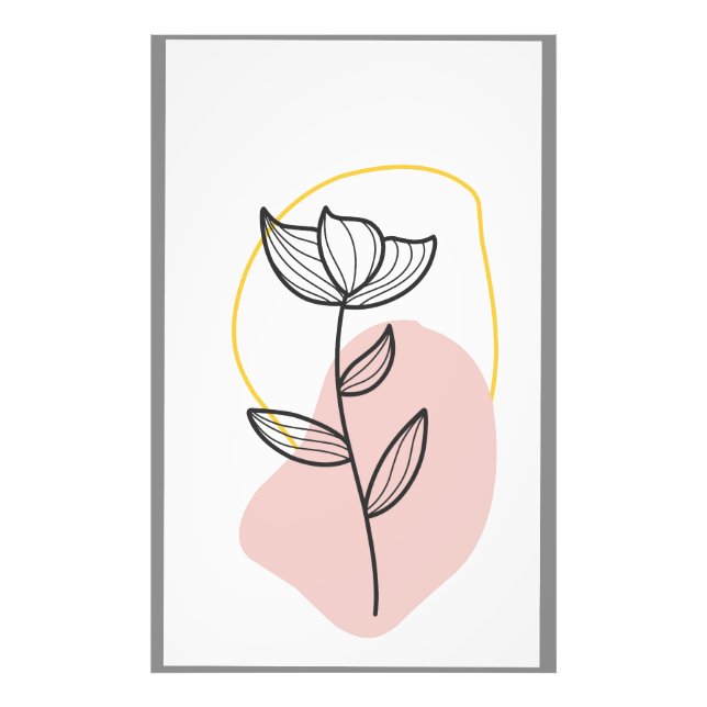Foto Ilustracion del diseño floral (Frente)