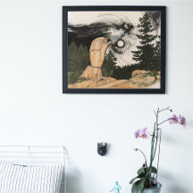 Ilustración del paisaje de la carretera de la mont