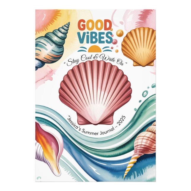 Foto Ilustracion Retro Beach de Summer Vibes (Frente)