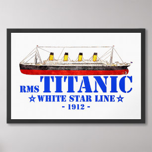 Foto ILUSTRACION Titanic RMS - Línea Estrella Blanca 19
