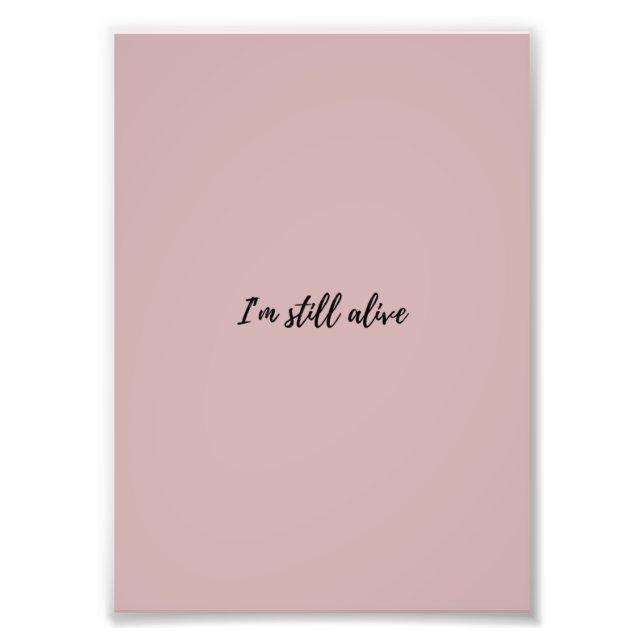 Foto I'm Still Alive (Frente)