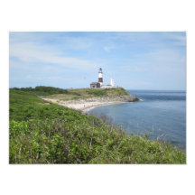 imagen clásica del faro de montauk
