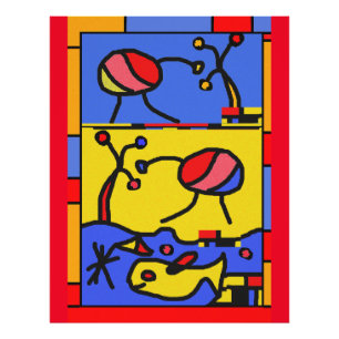 Foto Imagen con arte moderno de pescado